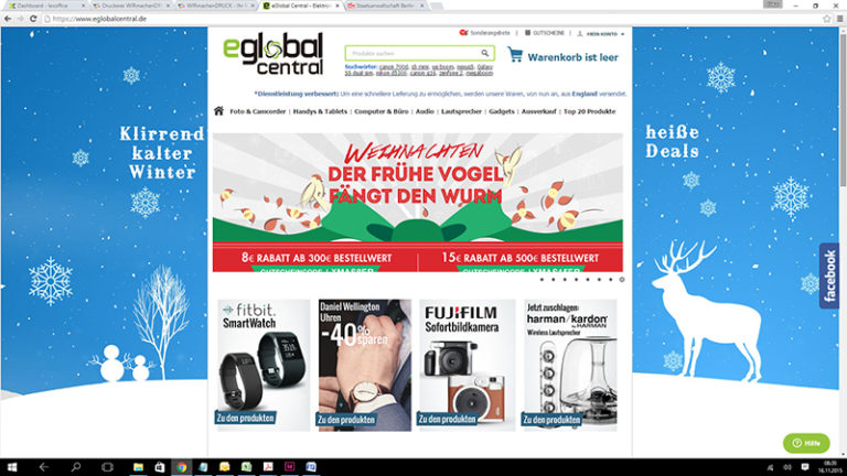 Vorsicht bei eglobalcentral.de!