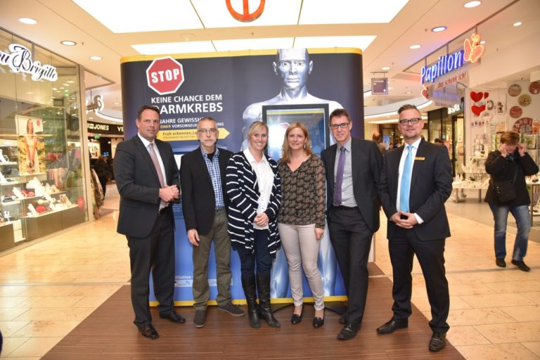 Darmkrebs-Infoterminal auf Aufklärungstour in den Gemeinden