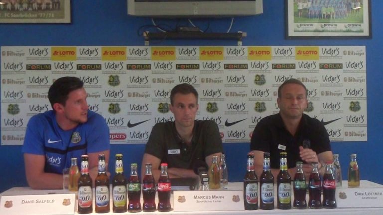 Pressekonferenz vom 25.8.2016 vor dem Spiel 1. FC Saarbrücken – Worms