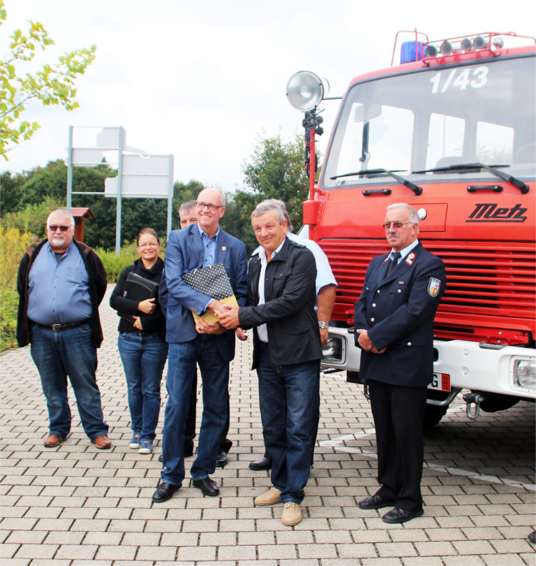 Ein Feuerwehrauto für Rumänien