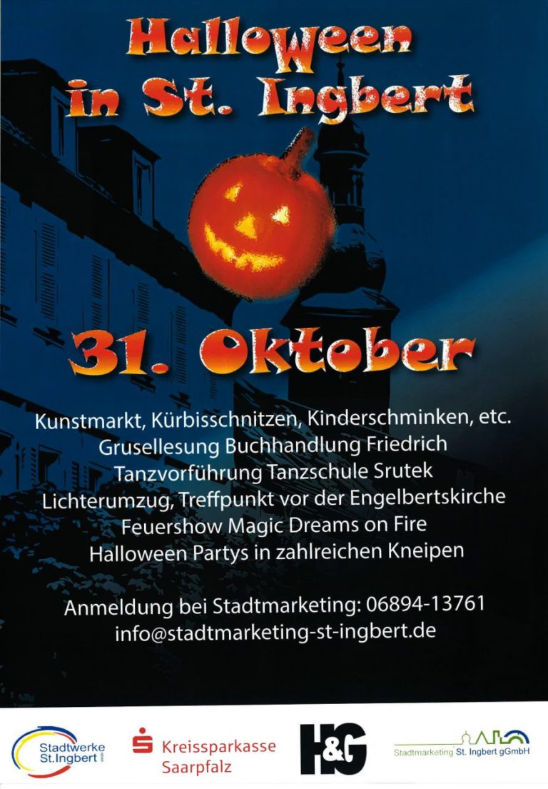 Halloween in St. Ingbert am 31. Oktober 2016