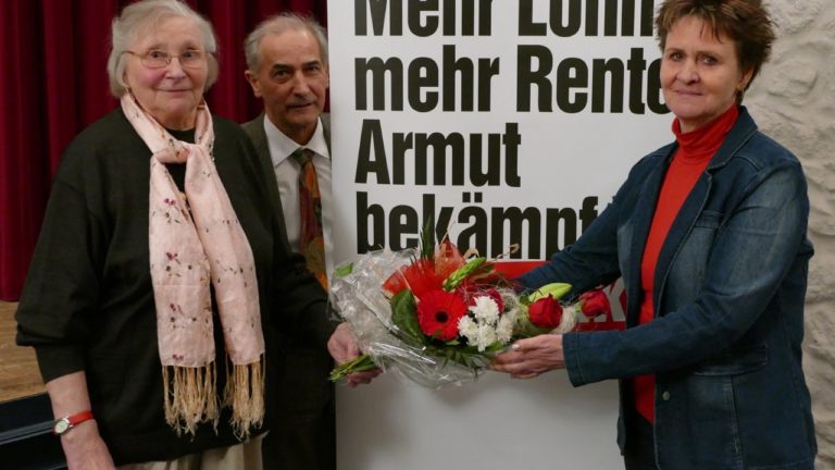 Armut im Alter – Sabine Zimmermann (LINKE) referierte in Sulzbach