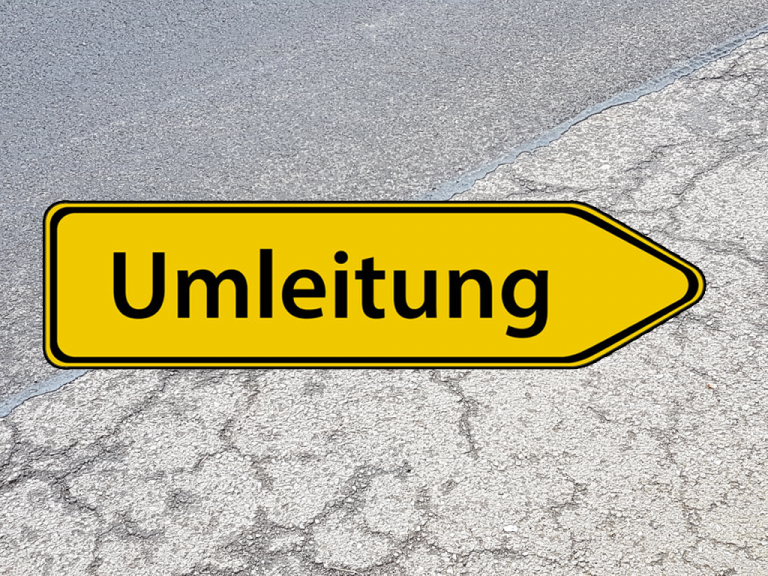 Verkehrsbehinderungen Im Schiffelland