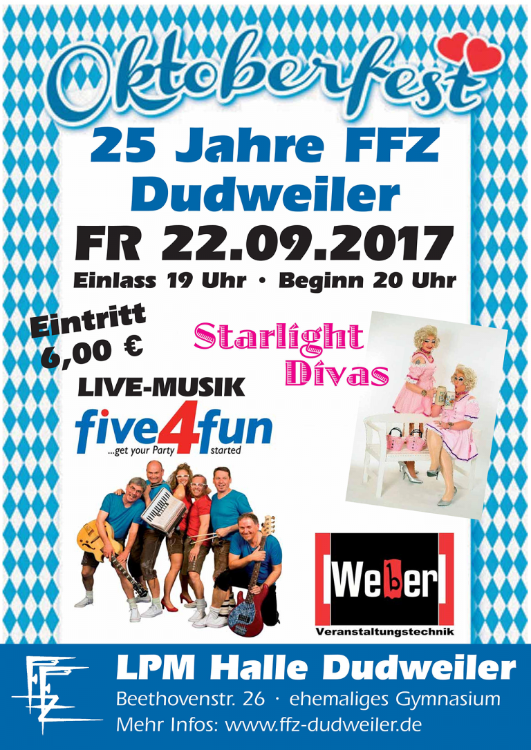 Oktoberfest-Party mit Live-Musik und Travestie-Show