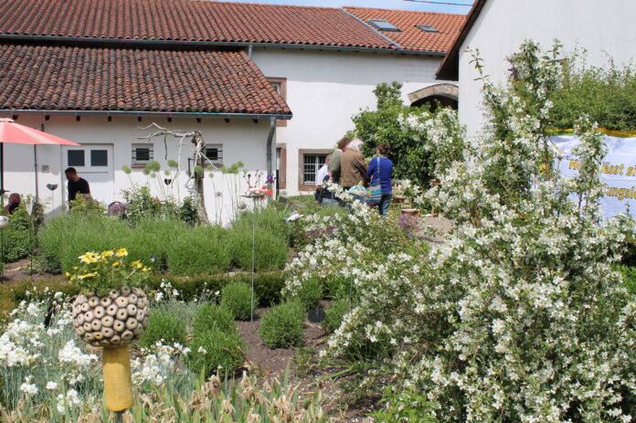 Der Duft- und Würzgarten hinter Haus Saargau in Gisingen. Foto: © Beatrix Leinen