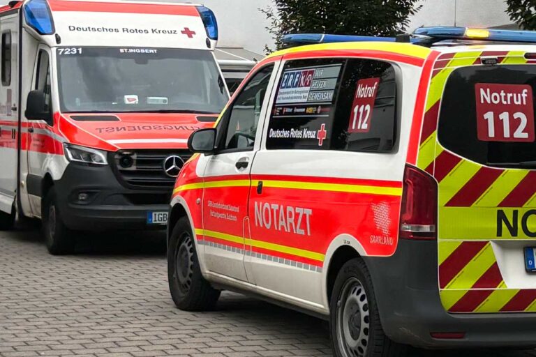 Verkehrsunfall mit zwei Verletzten auf der A6 bei St. Ingbert