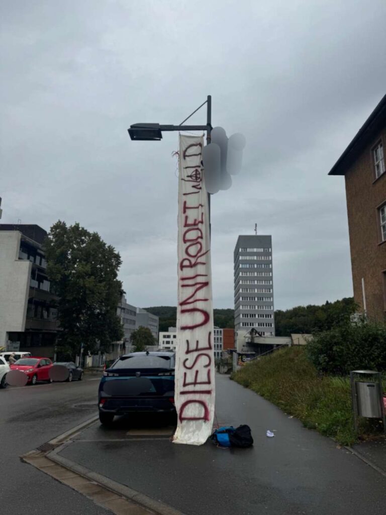 Deutscher Naturschutztag: Festnahme  nach Protestaktion an der Universität