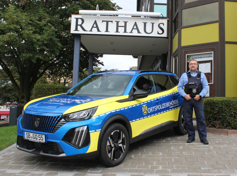 Neues Dienstfahrzeug für die Ortspolizeibehörde in Quierschied