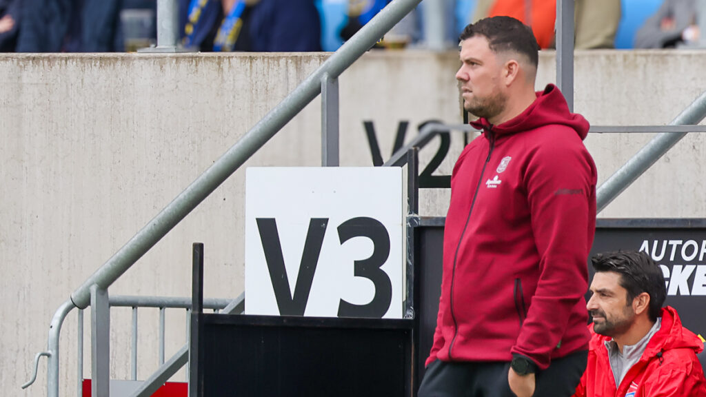 Unterhachings Trainer Marc Unterberger 