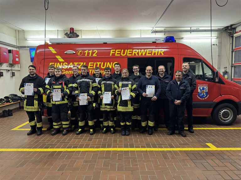 11 neue Truppführer bei der Feuerwehr Tholey ausgebildet