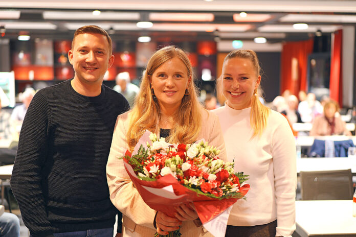 Sascha Haas, Josephine Ortleb und Kira Braun. Foto: SPD St. Johann