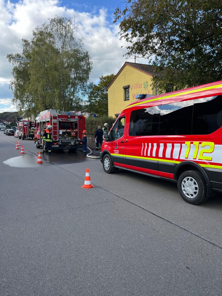 Gemeinschaftsübung der Jugendfeuerwehr Tholey in Überroth-Niederhofen