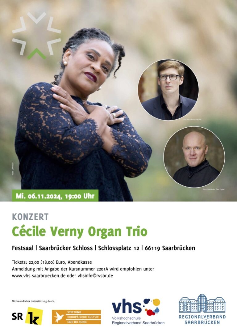 Konzert des Cécile Verny Organ Trios im Saarbrücker Schloss