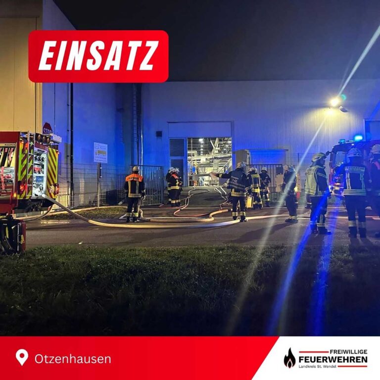 Brand in Produktionsstätte von „Pizza Wagner“ in Otzenhausen – Feuerwehr verhindert größere Schäden