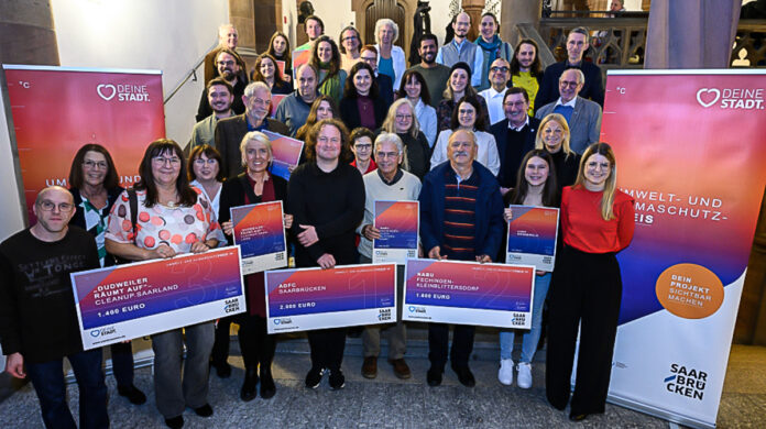 Landeshauptstadt Saarbrücken: Preisverleihung Umweltpreis Saarbrücken im Rathausfestsaal.- Foto: Iris Maurer