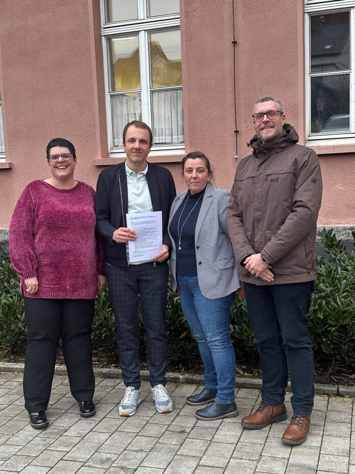 v.l.n.r.: Kristina Gantner (Fraktionsgeschäftsführerin), Alexander Szliska (Fraktionsvorsitzender), Andrea Kallenbrunnen (stellv. FV) , Mark Heylmann (stellv. FV) - Foto: CDU